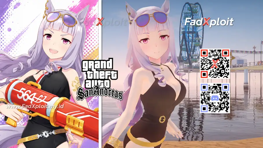 Gold Ship - Run! Fun! Watergun! (Summer) Mods by FadXploit - Umamusume: Pretty Derby
