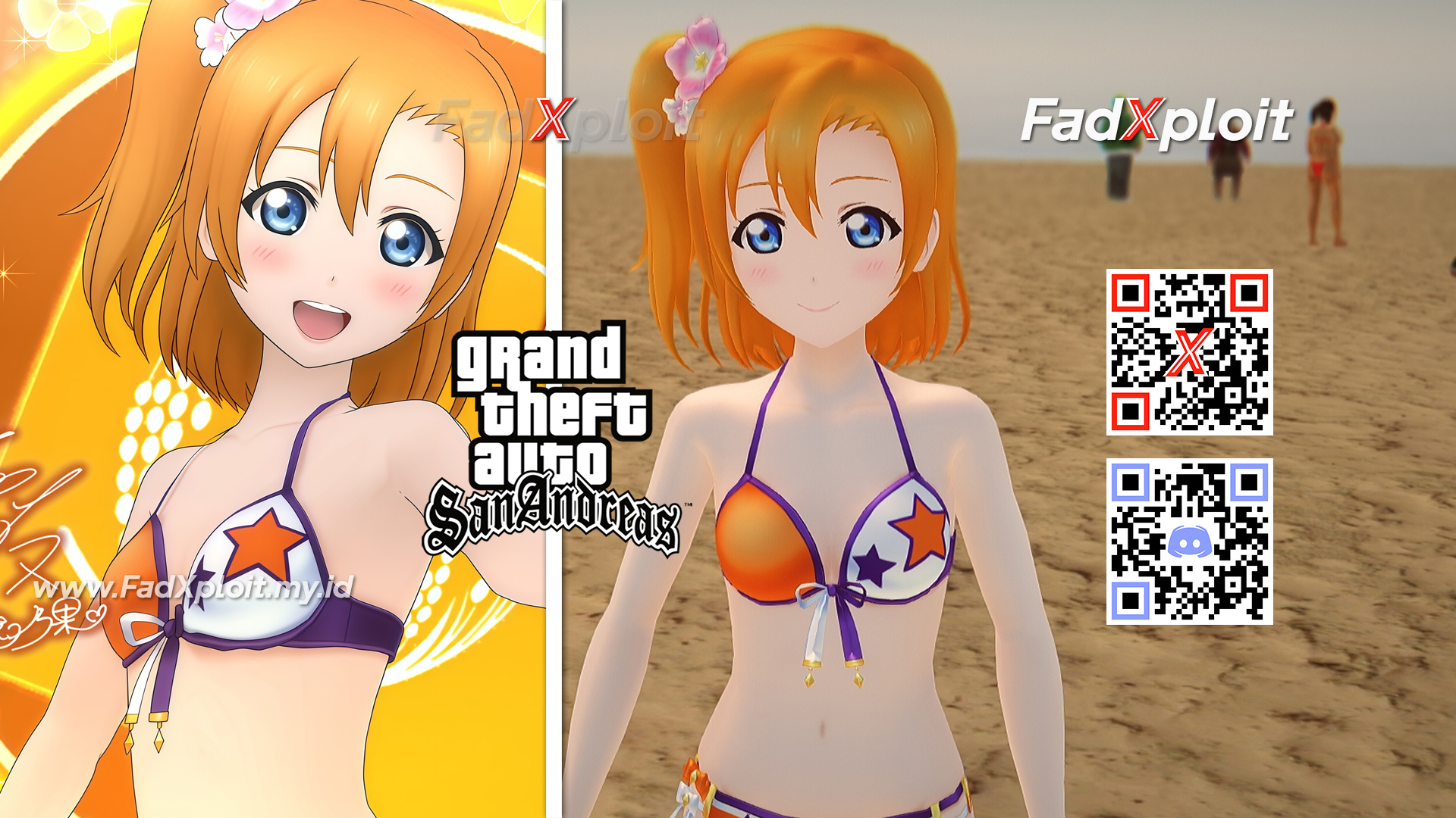 FadXploit - Honoka Kosaka - Summer Splash