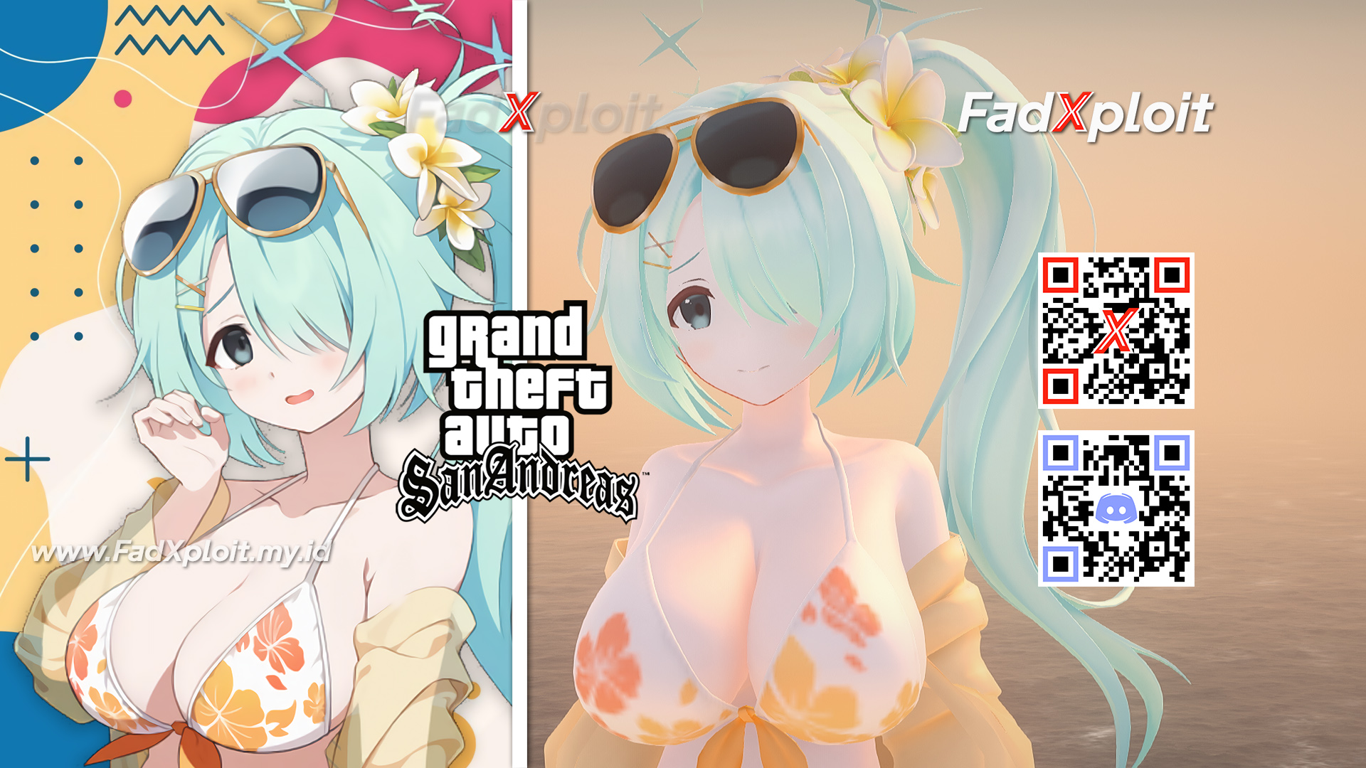 FadXploit - Tsuchinaga Hiyori (Swimsuit Ver.)